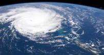 Hurricane from aerial view of earth, courtesy of NASA